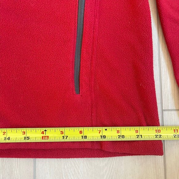 Eddie Bauer First Ascent Mens 1/4 Zip Sweater Lot of 2 BLue/Red Large Athleisure - Picture 7 of 11